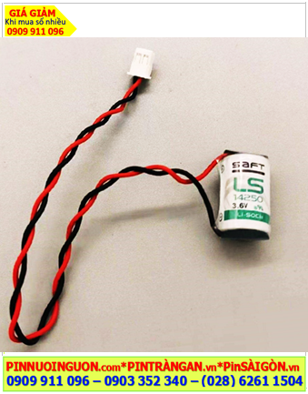 Saft LS14250 (Dây Zắc cắm PLC); Pin nuôi nguồn Saft LS14250 lithium 3.6v 1/2AA 1200mAh _Xuất xứ Pháp